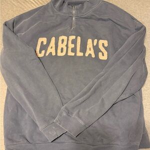 Cabela's Charcoal Zip-Up Men's Sweater